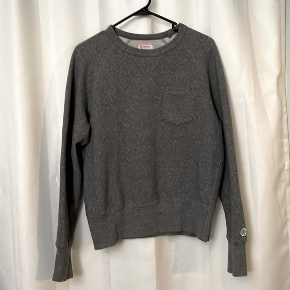 Todd Snyder x Champion midweight pocket sweatshirt salt & pepper